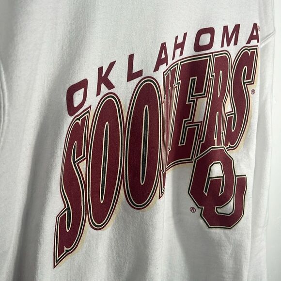 🔥🏈 True Vintage OKLAHOMA SOONERS Crewneck Sweatshirt - Men Sz L - GUC 🏈🔥 - Picture 4 of 9